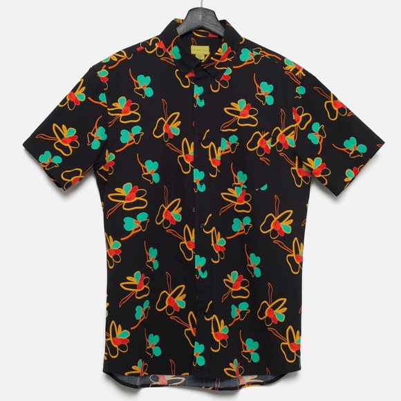 Floral Impressions Printed Short Sleeve Shirt - Picture 2 of 4